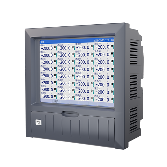 DB旗舰官方MIK-R8000D 1-40路 10.4英寸 彩屏 无纸记录仪 USB