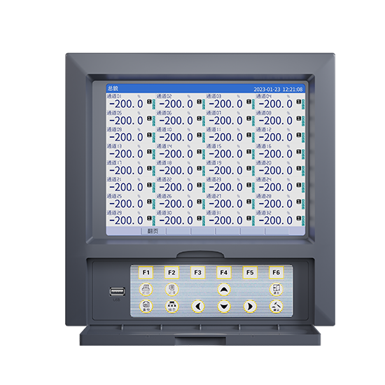 DB旗舰官方MIK-R8000D 1-40路 10.4英寸 彩屏 无纸记录仪 USB